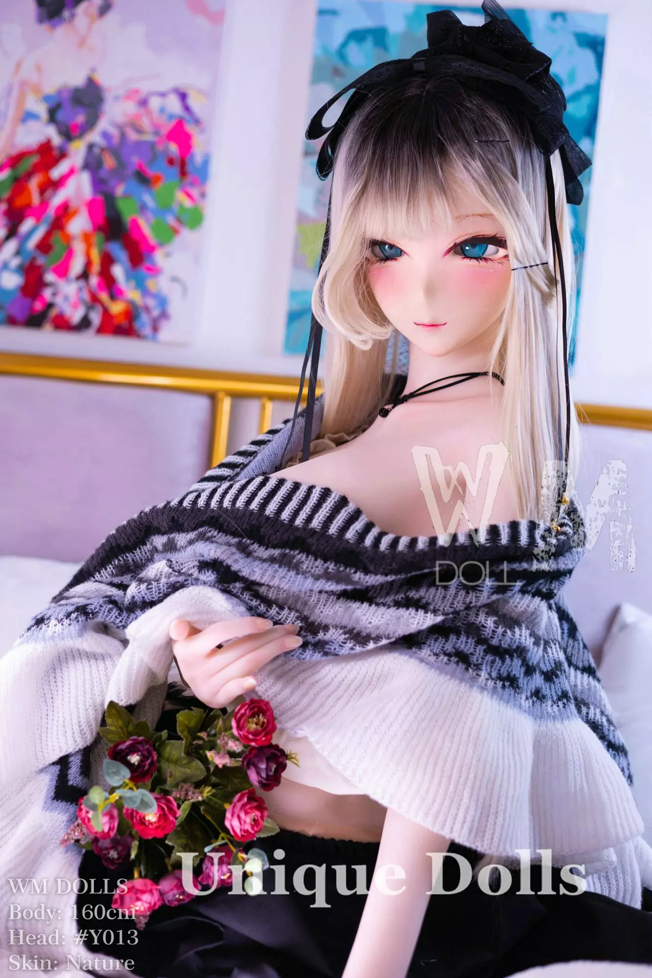 WM Doll 160cm S-TPE Anime Sex Doll with PVC Head #Y013