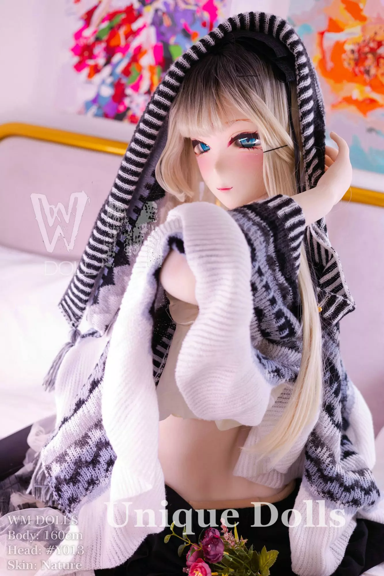 WM Doll 160cm S-TPE Anime Sex Doll with PVC Head #Y013