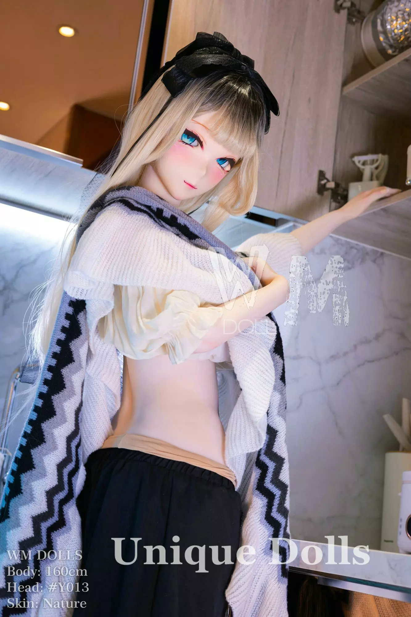 WM Doll 160cm S-TPE Anime Sex Doll with PVC Head #Y013