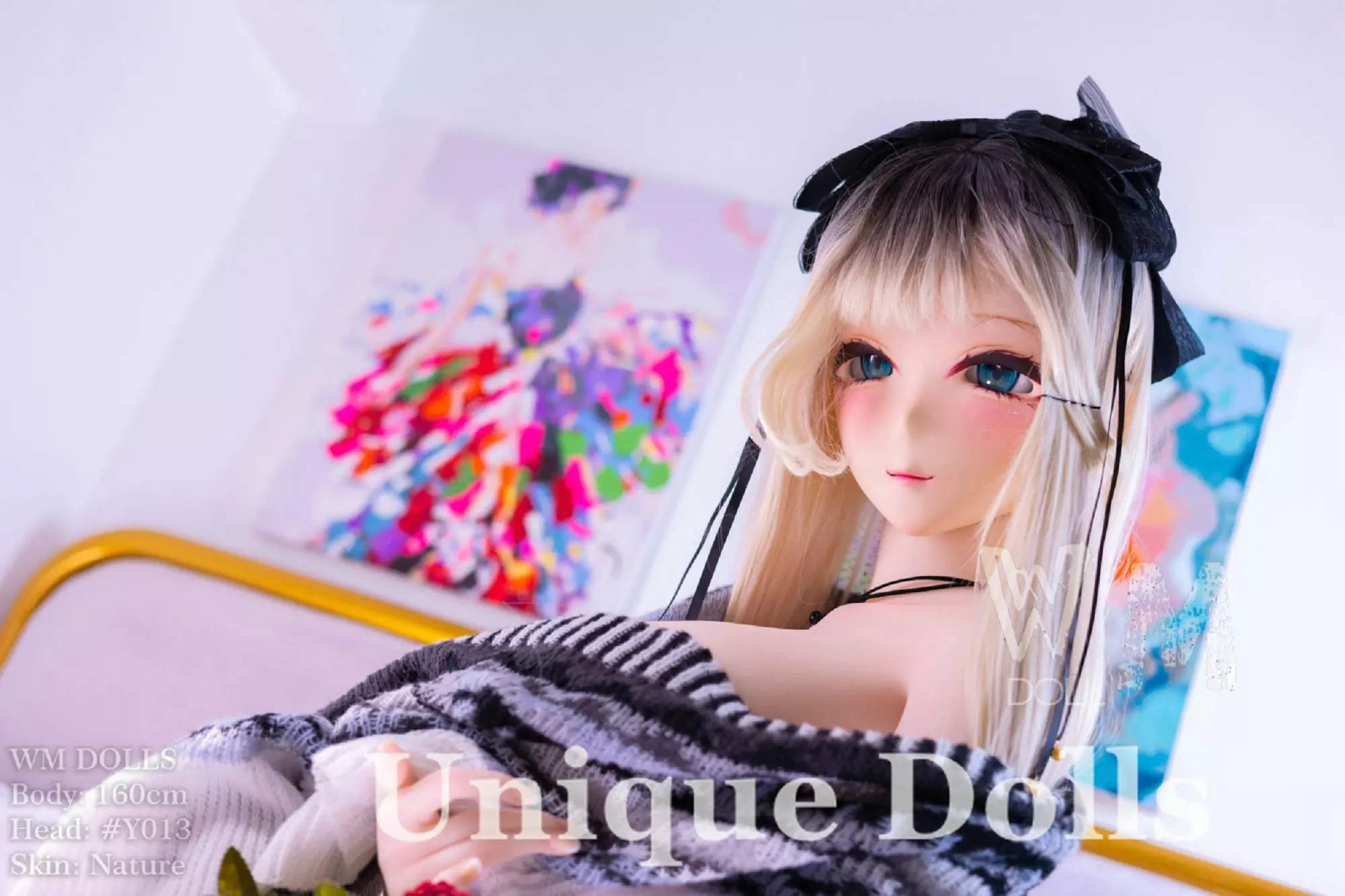 WM Doll 160cm S-TPE Anime Sex Doll with PVC Head #Y013