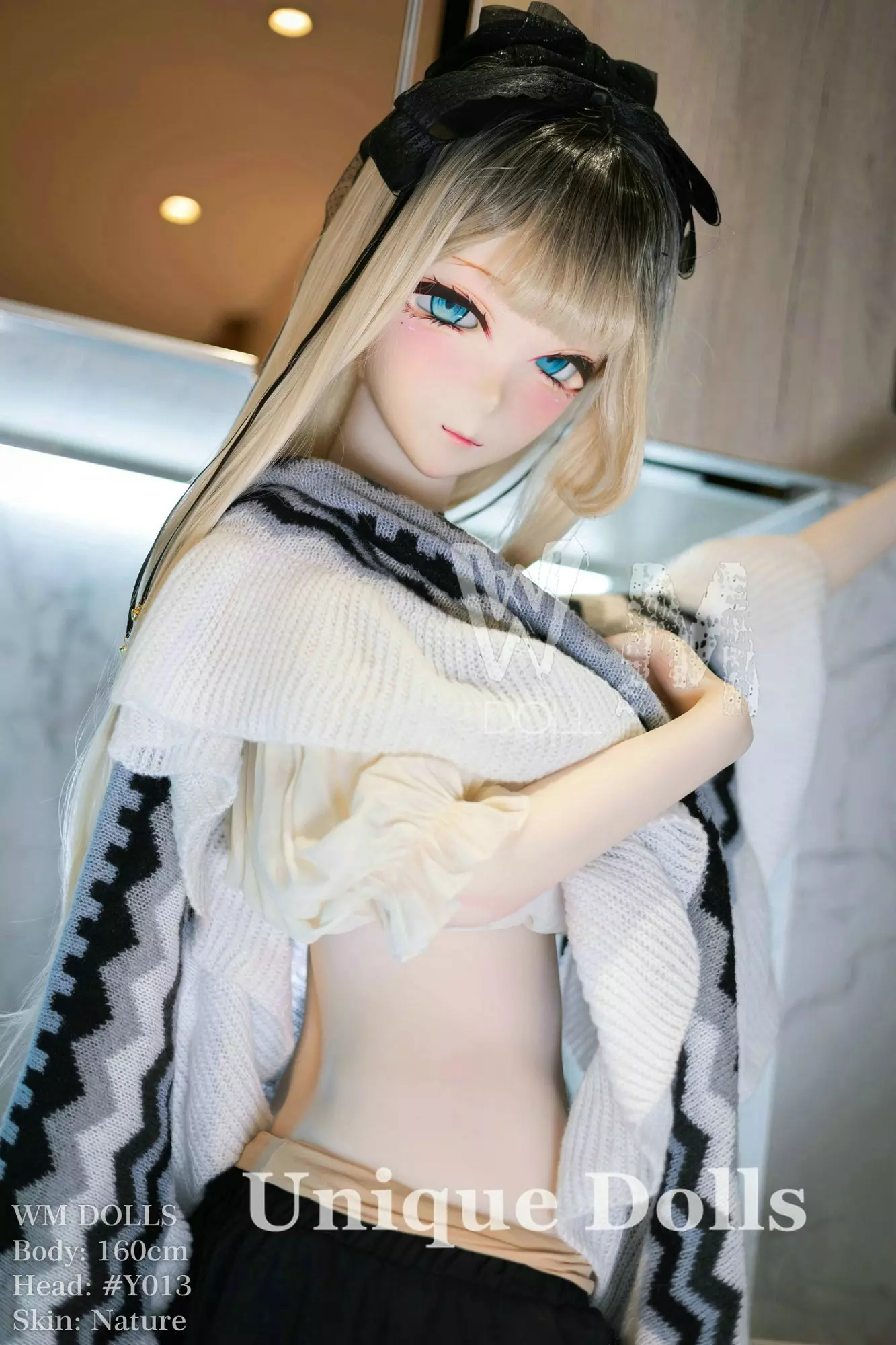 WM Doll 160cm S-TPE Anime Sex Doll with PVC Head #Y013