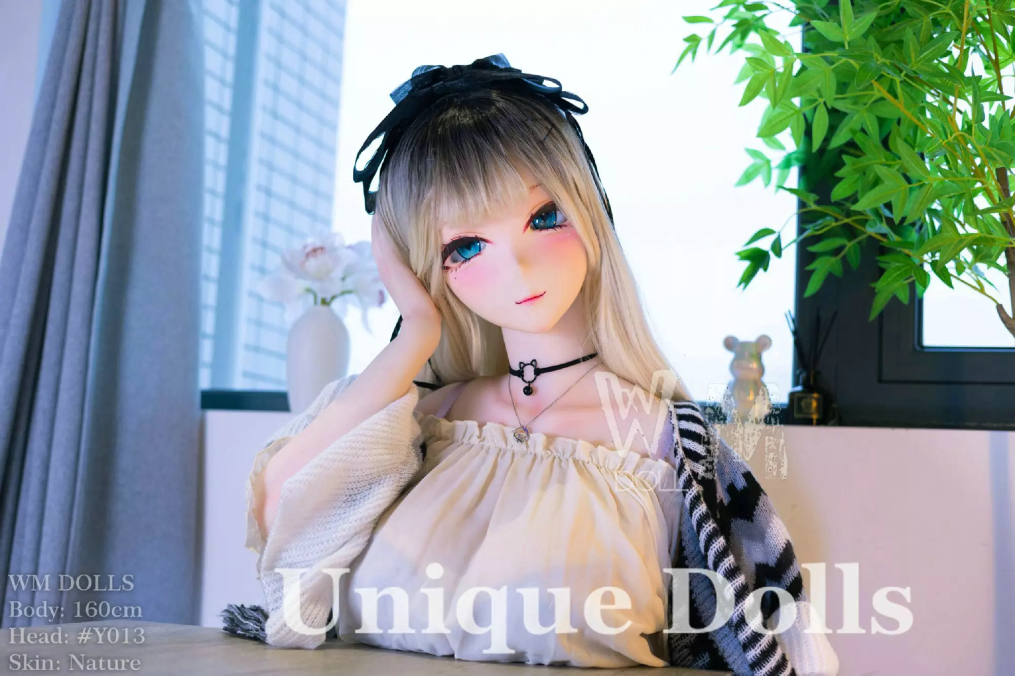 WM Doll 160cm S-TPE Anime Sex Doll with PVC Head #Y013