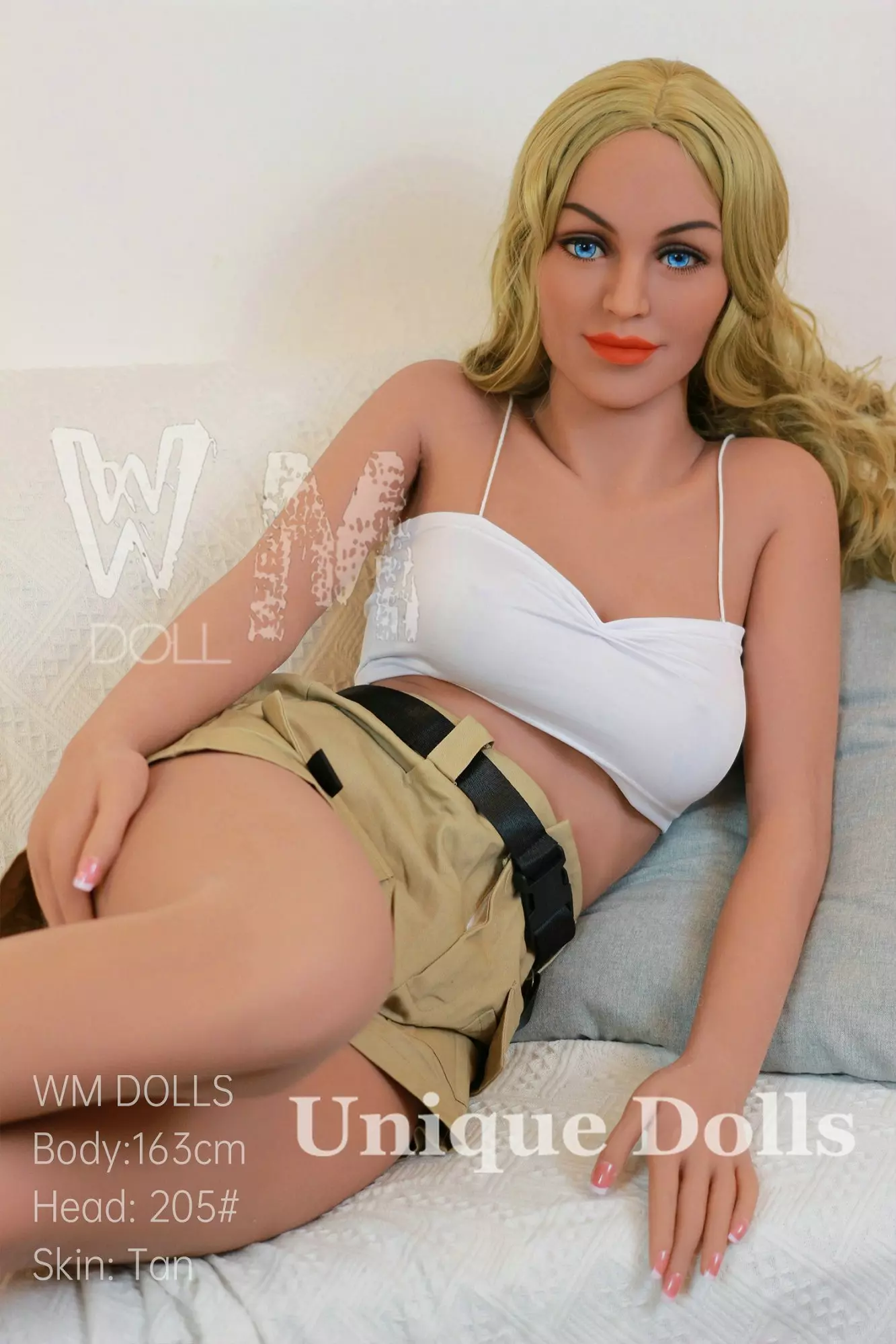 WM Doll 163cm realistic sex doll Mala with #205 silicone head