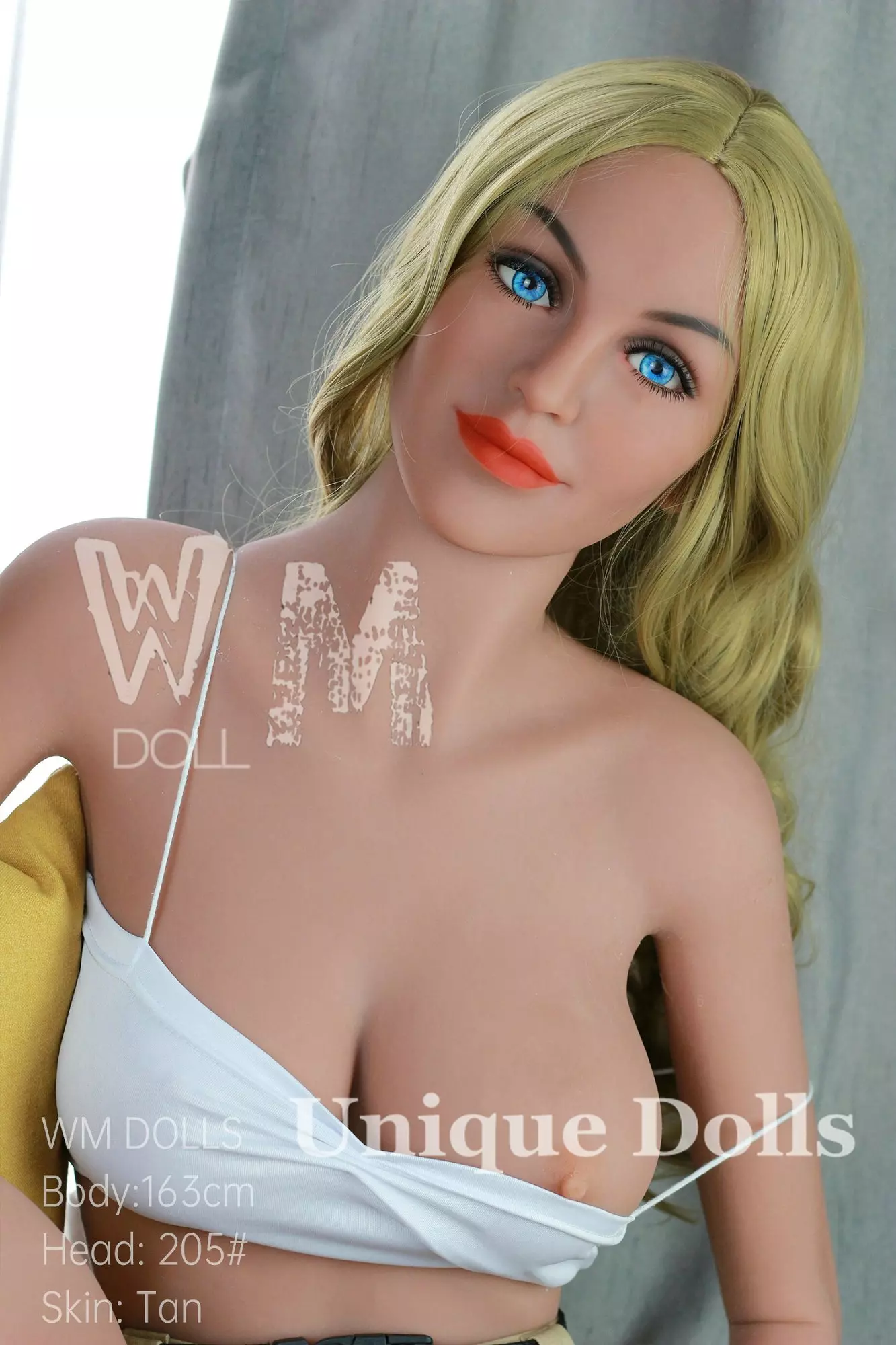 WM Doll 163cm realistic sex doll Mala with #205 silicone head