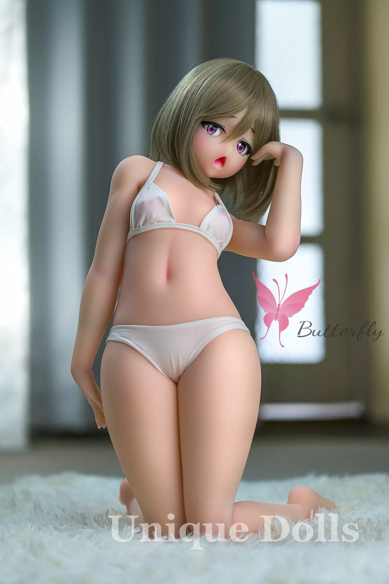 Butterfly Doll 80cm Anime TPE sex doll with head#Jana