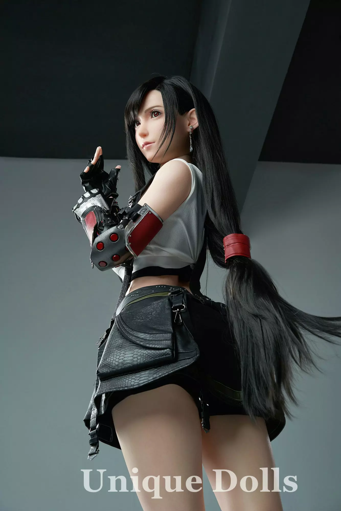 Game Lady Full Silicone sex doll 167cm Tifa from Final Fantasy