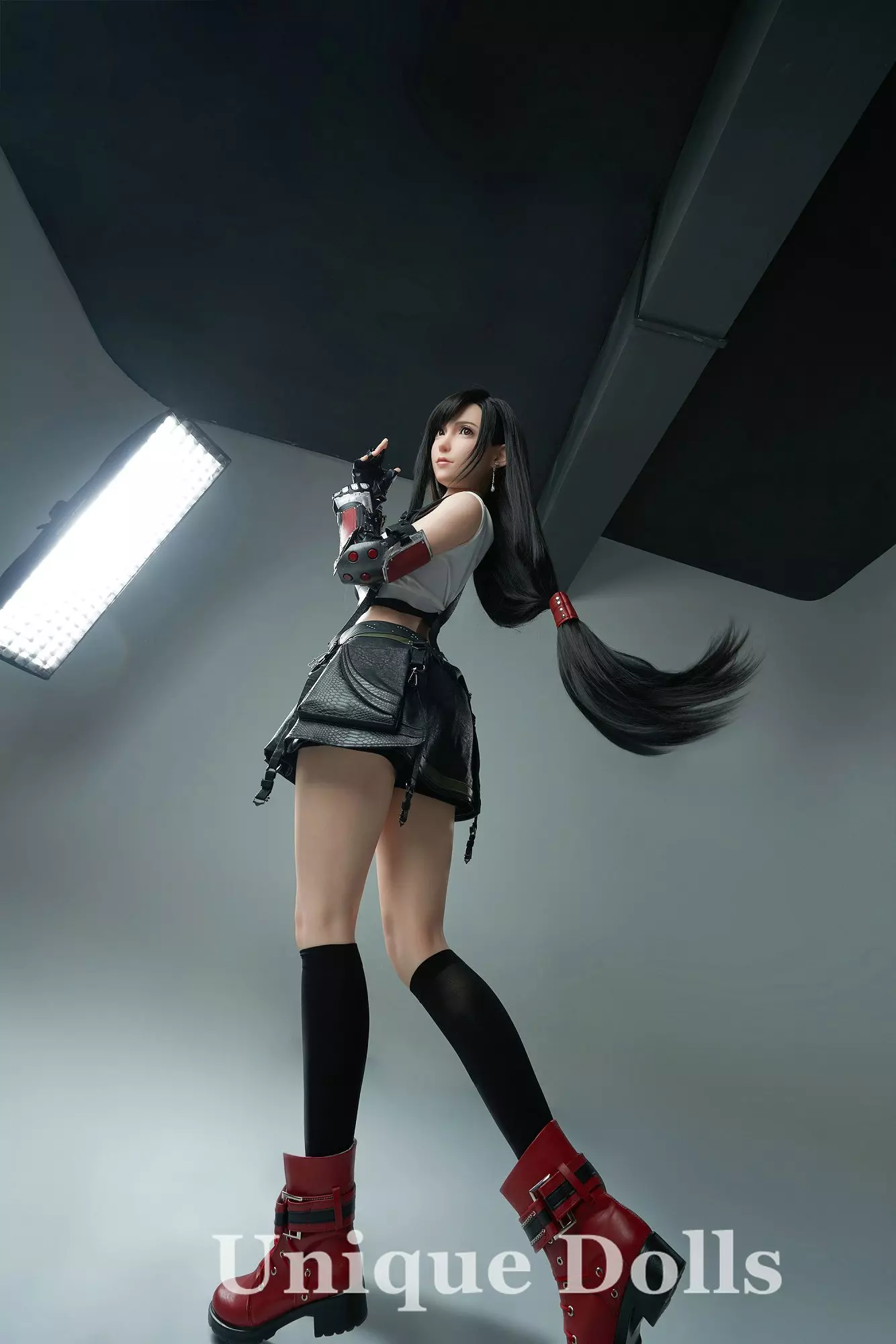 Game Lady Full Silicone sex doll 167cm Tifa from Final Fantasy