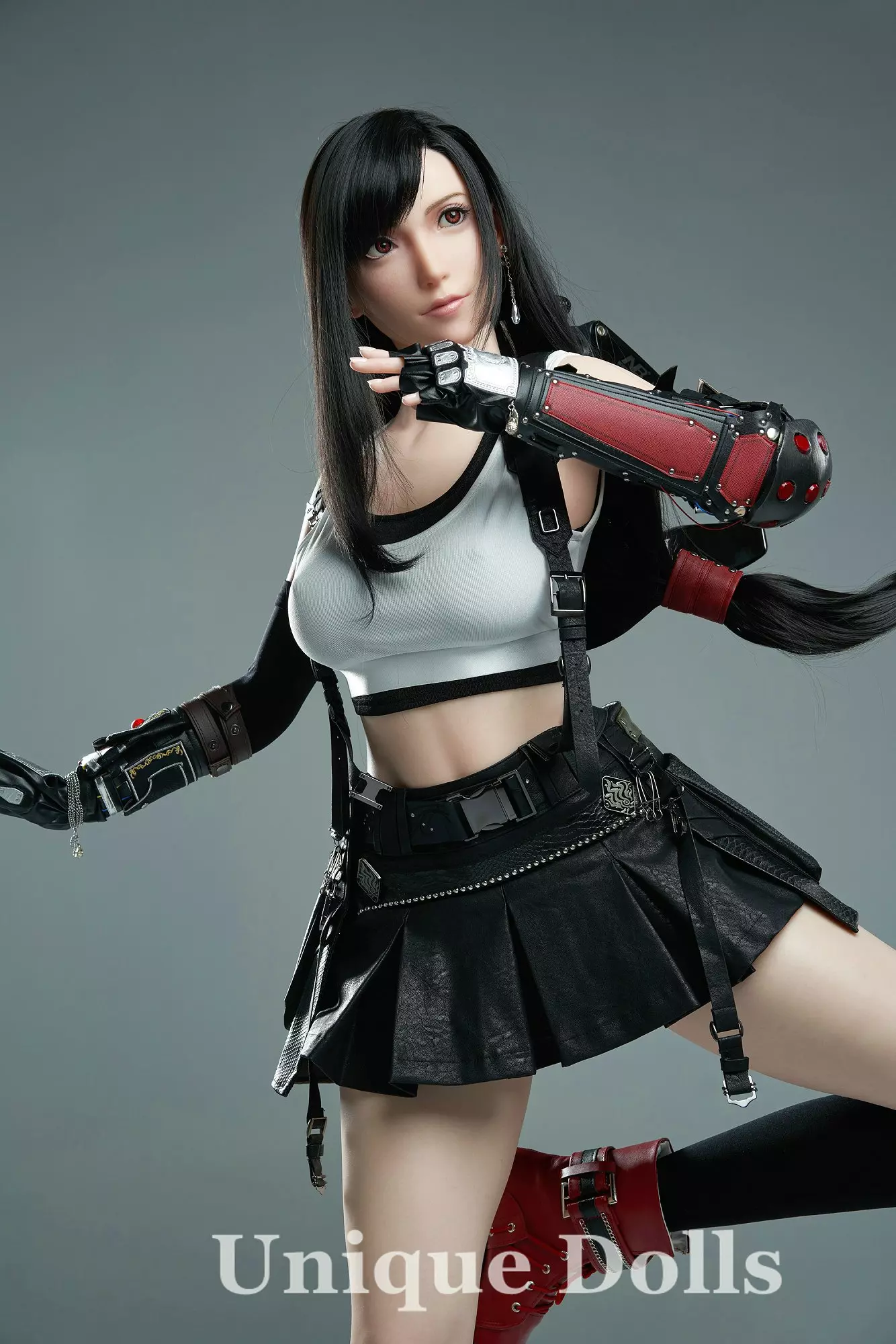 Game Lady Full Silicone sex doll 167cm Tifa from Final Fantasy