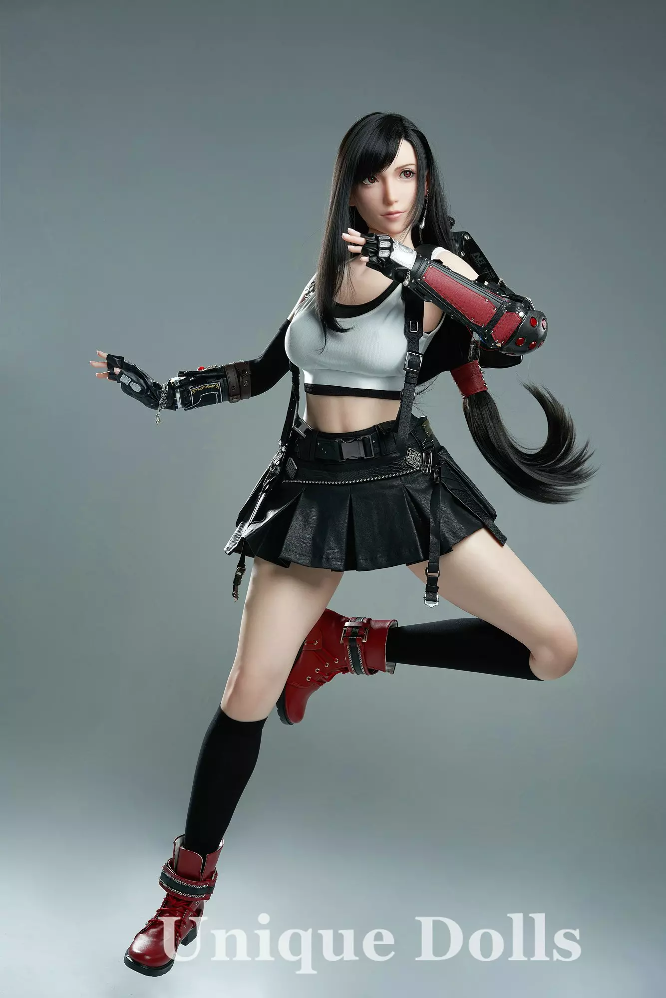 Game Lady Full Silicone sex doll 167cm Tifa from Final Fantasy